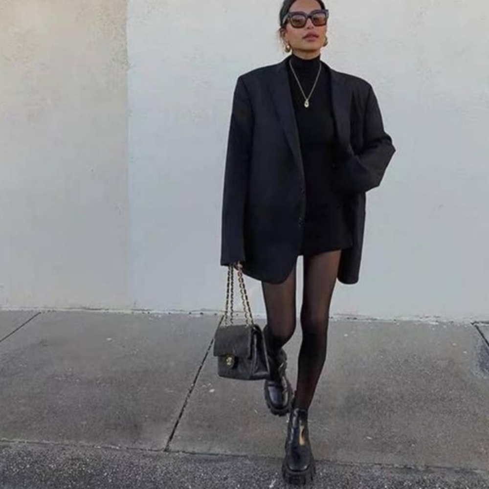 NWT Zara Wool Oversized Blazer OverCoat